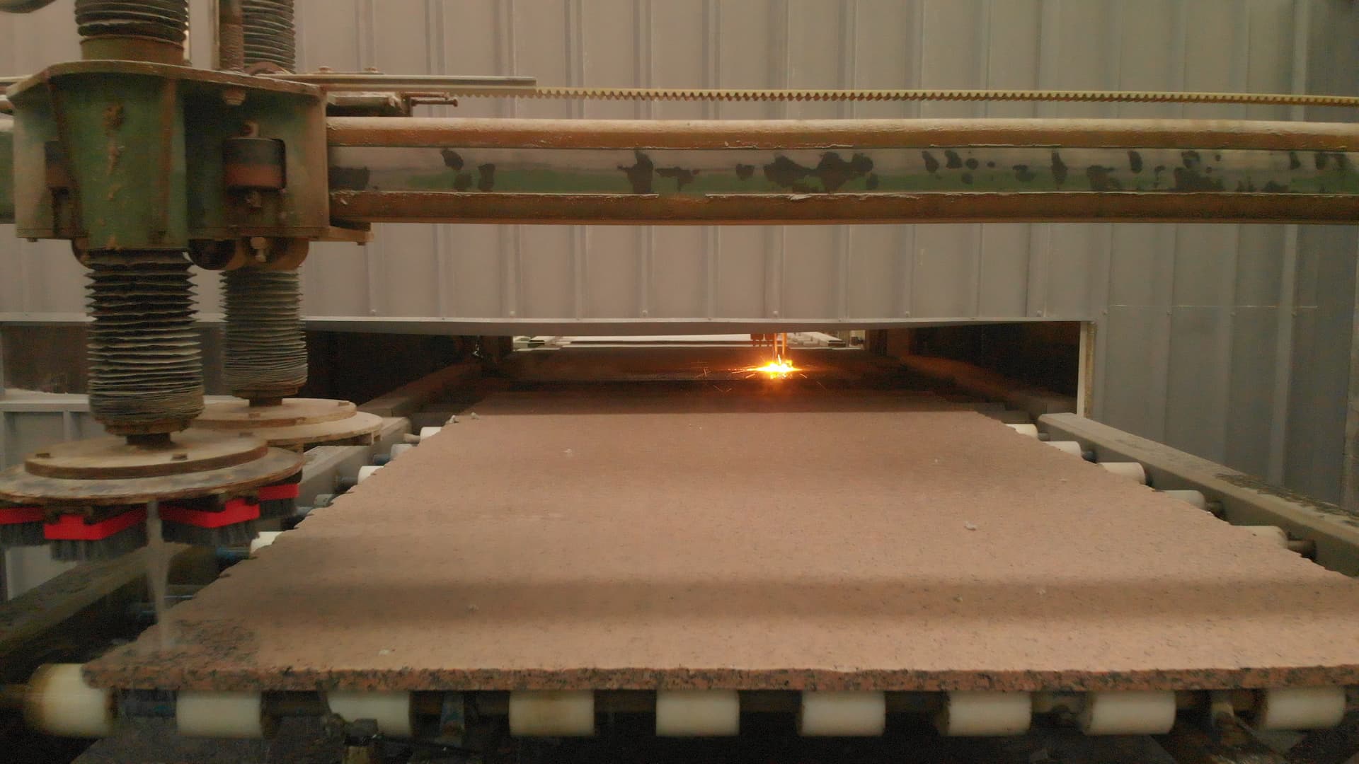 Máquina de flamejamento